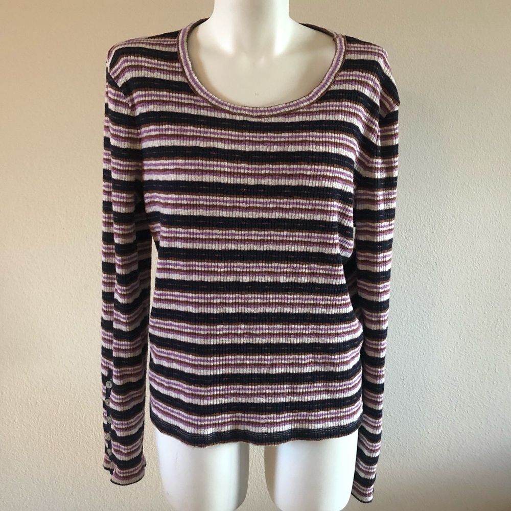 Madewell Elsie Striped Long Sleeve - Picture 4 of 9